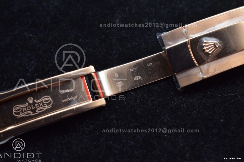 1104 RG Upgraded Gray Oysterflex Noob on A23J Strap Dial Best Skydweller Edition 0123